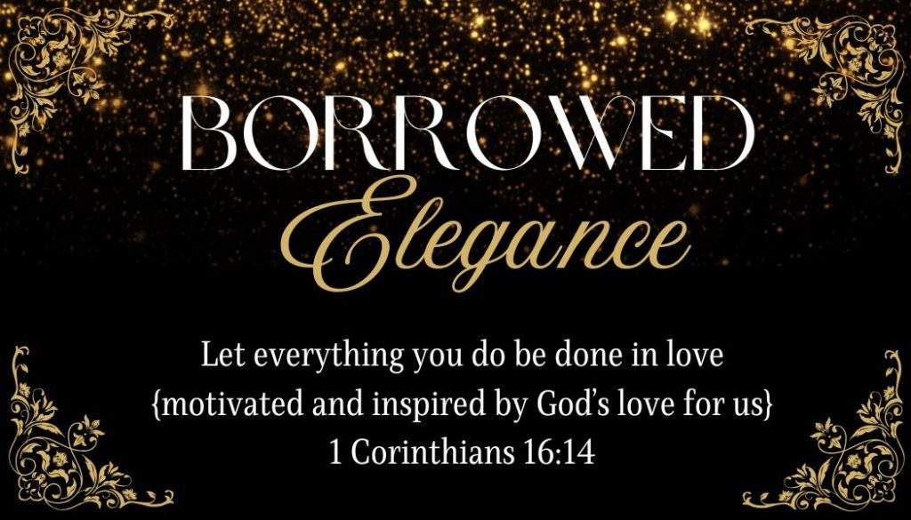 Borrowed elegance logo